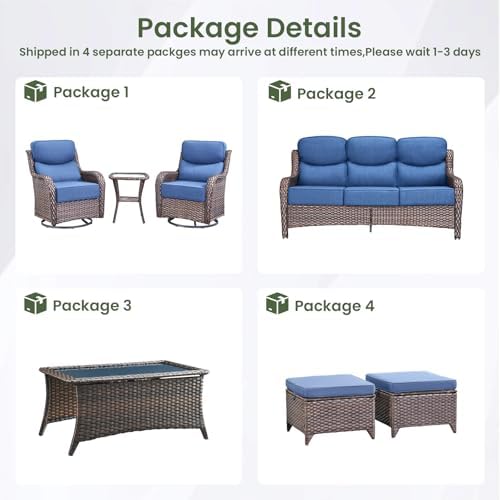 Luxury Patio Furniture Set 7pcs - Image 3