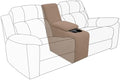 Easy-Going 2-Piece Recliner Console Cover Camel by Easy-Going