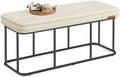 VASAGLE Storage Ottoman Bench for Entryway, PU Leather, Loads 660 lb by VASAGLEbySONGMICSHOME