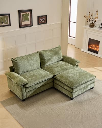 Karl home 88" 2-Seat L-Shaped Sectional Couch by Karlhome