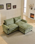Karl home 88" 2-Seat L-Shaped Sectional Couch by Karlhome