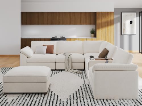 EASE MOOSE L Shape Sectional Modular Sofa, Oversized Modular Cloud Sofa - Image 4