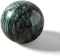 Natural Marble Round Cabinet Knobs, 1.2" Diameter by BUICCE