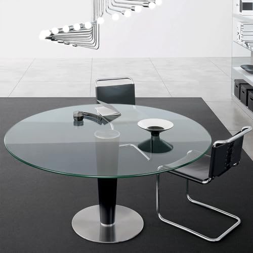 Dulles Glass 36 inch Round Glass Table Top - Image 2