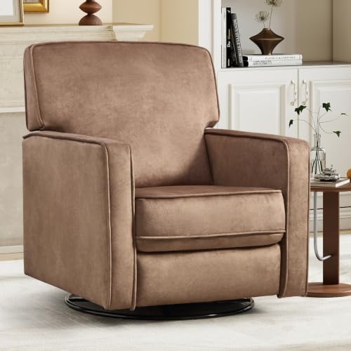 CANMOV Swivel Recliner Chair, Push Back Recliner Chair, 360° Swivel Chair by CANMOV