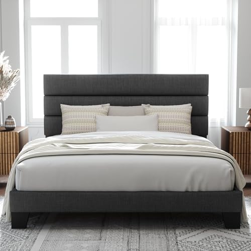 Allewie King Size Platform Bed Frame by Allewie