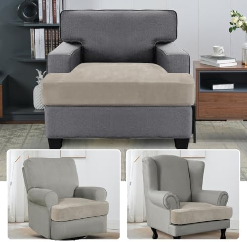 H.VERSAILTEX Stretch Velvet T Cushion Chair Covers - Image 2