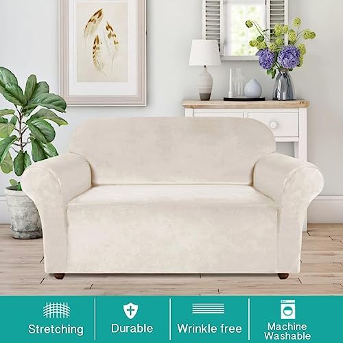 Turquoize Loveseat Covers Stretch Love Seat Couch Covers - Image 2
