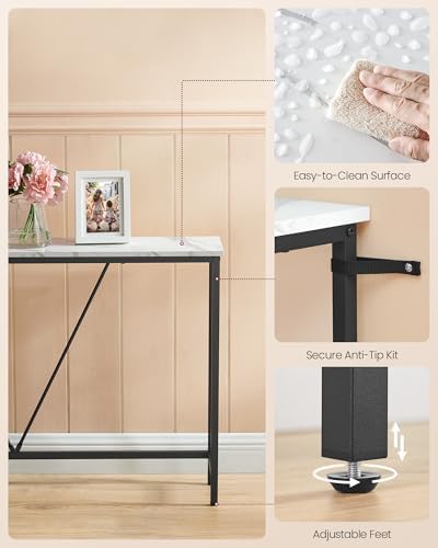 VASAGLE 47.2 Inches Console Sofa Table, Narrow Entryway Table - Image 5