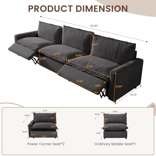 116 Inch Modular Sectional Couch - Image 2