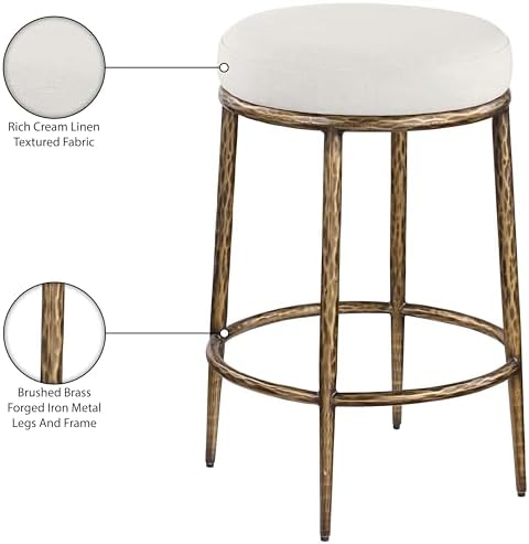 Meridian Furniture 88064Cream-C Ferro Collection Modern | Contemporary Counter - Image 4