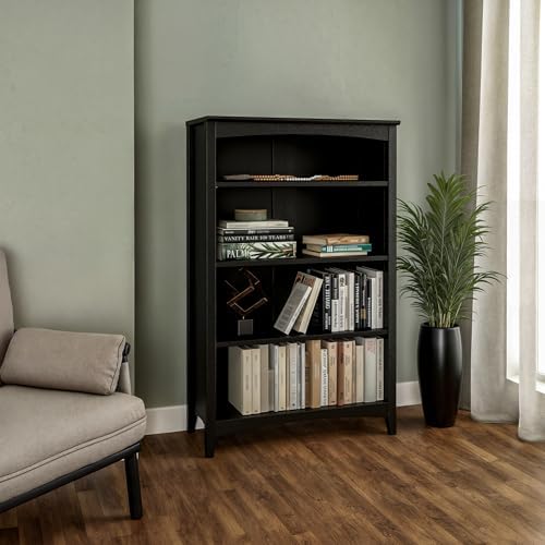 Camaflexi Shaker Style 4 Shelf Bookcase/Solid Wood / 48" High/Adjustable - Image 2