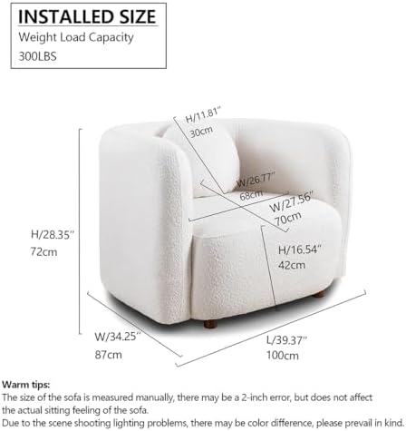 Barrel Chairs Set of 2, Upholstered, - Image 2