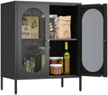 2 Door Accent Cabinet, Metal Storage Cabinet by Fumedo