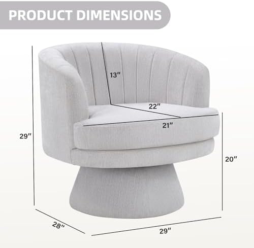 CANMOV Swivel Accent Chair - Image 2