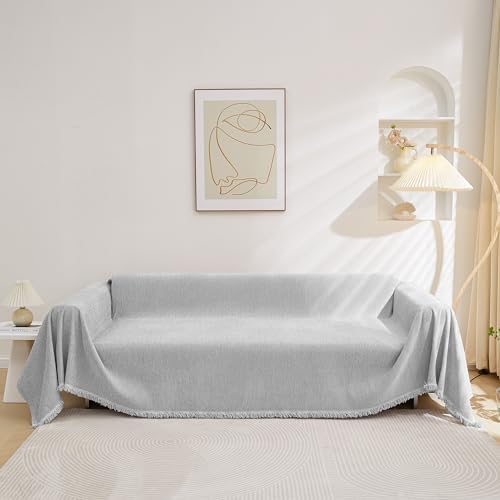MEETSKY Grey Sofa Cushion Covers Sofa Covers Dog Couch Cover - Image 7