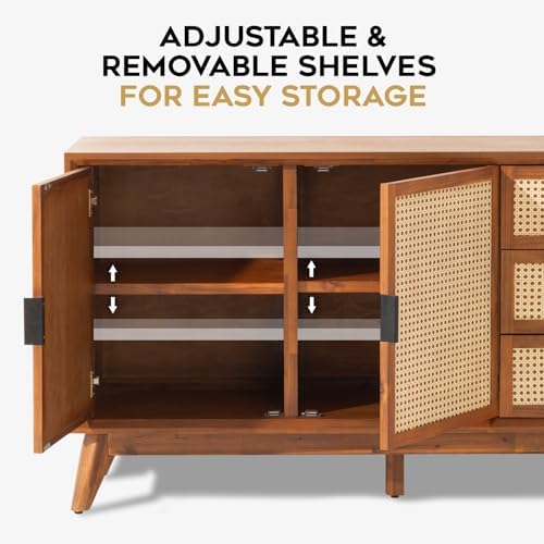 Bme Rattan Pre-Assembled Buffet Sideboard - Image 4