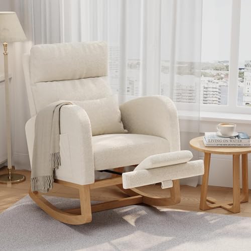 GarveeHome Rocking Chair, Nursery Glider Chair by GarveeHome