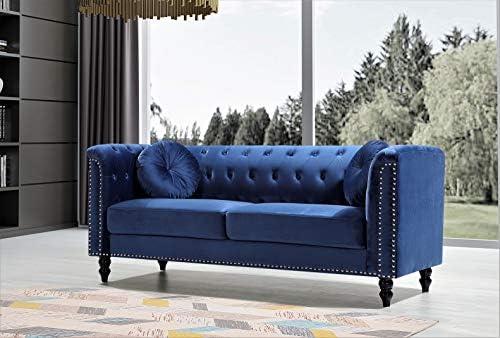 Container Furniture Direct S5370-S Kittleson Velvet Upholstered Modern - Image 5