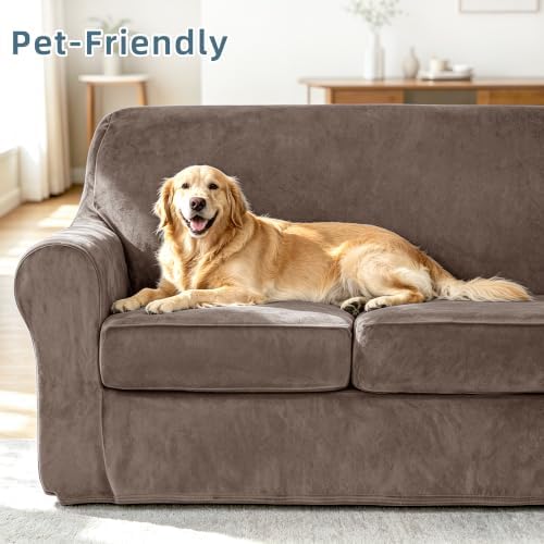 Luxury Velvet Sofa Covers for 1 Cushion Couch - Image 6