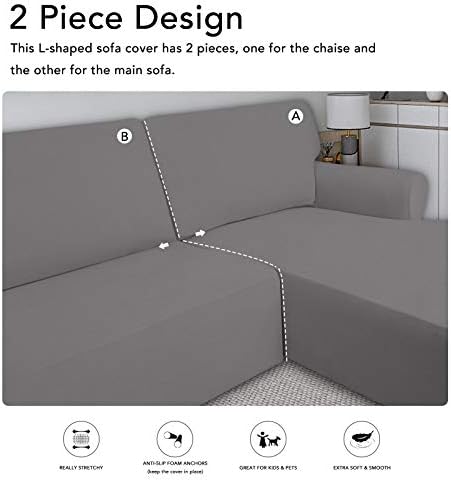 PureFit Super Stretch Sectional Couch Covers - Image 5