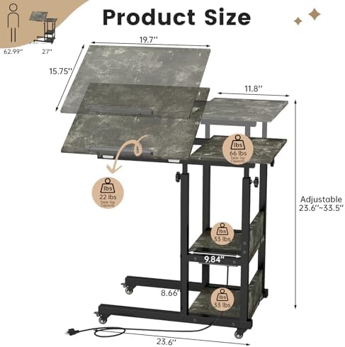 Hadulcet Adjustable C Table - Image 2
