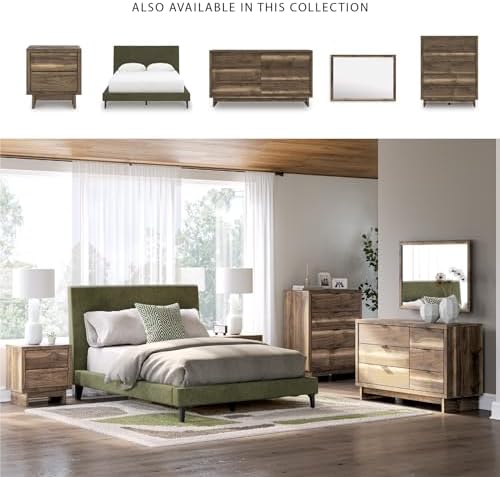 Signature Design by Ashley Darcalli Full Upholstered Bed Frame, No Box Spring - Image 6