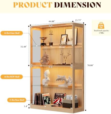 AMERLIFE 45-Inch RGB Display Cabinet - Image 2