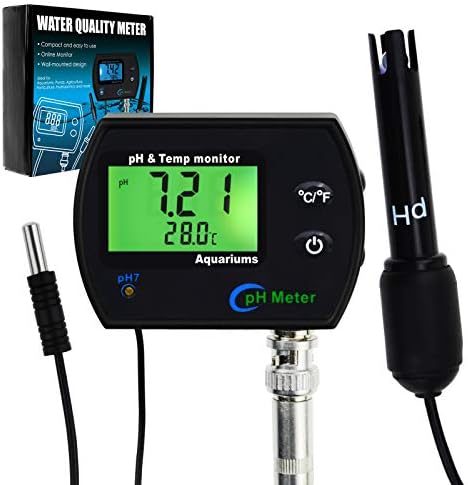 2 in 1 pH & Temperature Monitor, pH Meter by GAINEXPRESS
