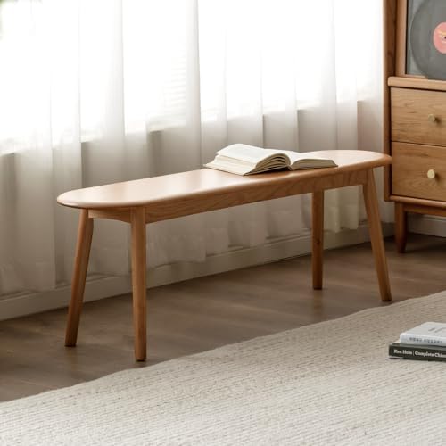 100% Solid Oak Dining Bench, Wood Bench by Wayshome