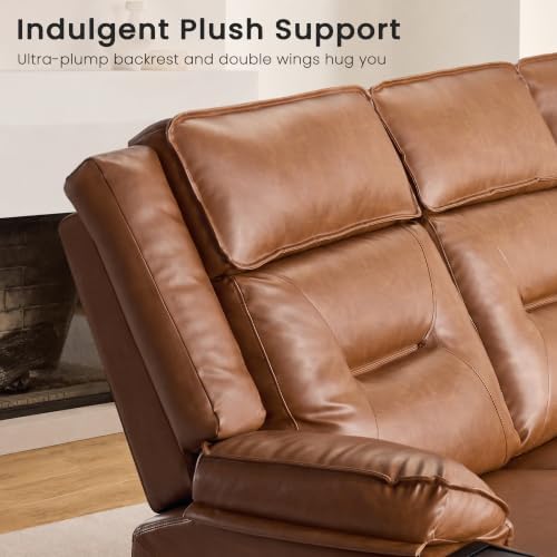 3-Piece Living Room Recliner Sofa Set, Loveseat & 3-Seater Couch - Image 5