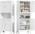 COFaR 69" Pantry Cabinet, Metal Storage Cabinet by COFAR