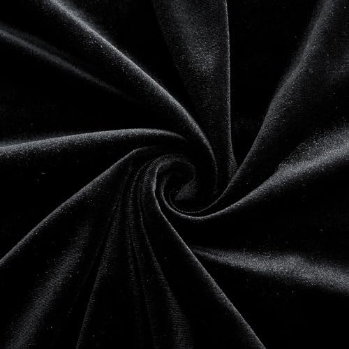 Black Velvet Fabric by The Yard, 3 Yards - Image 4