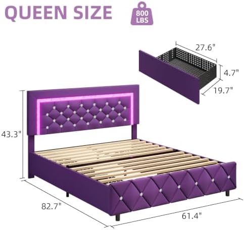 BarnFurin Queen Size Bed Frame - Image 2