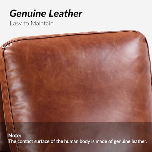 HULALA HOME Genuine Leather Manual Recliner - Image 3