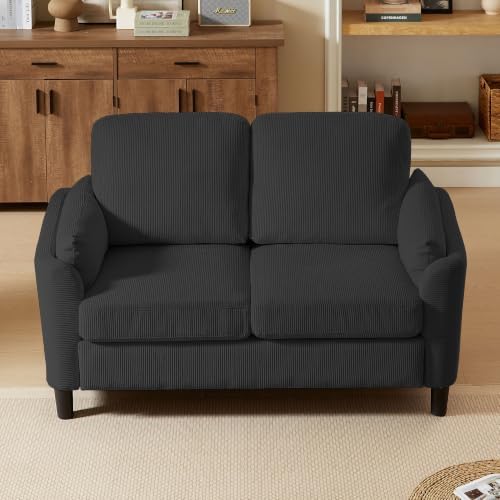3 Piece Sectional Sofa Set, 3 Seat Couch & Loveseat & Ottoman - Image 7