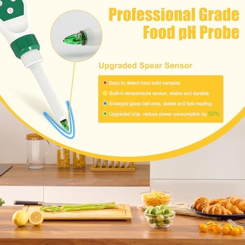 Digital pH Meter for Food with High Accuracy pH Probe - Image 3