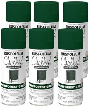 Rust-Oleum Chalked All-in-One Ultra Matte Rainforest Green Spray Paint by Rust-Oleum