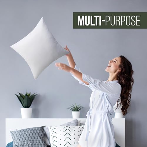 Utopia Bedding Throw Pillows, 26x26 Pillow Inserts - Image 3