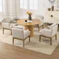 Upholstered Tufted Dining Chairs by DMFurniture