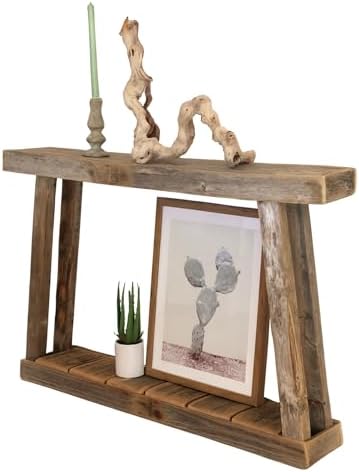 Doug and Cristy Designs Single Top A-Frame 46x7x28H Slim Console Table by DougandCristyDesigns