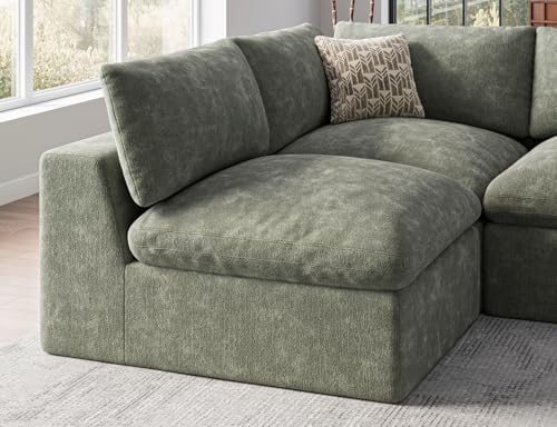 120" Cloud Sectional Couch | Oversize Boneless Couches - Image 4
