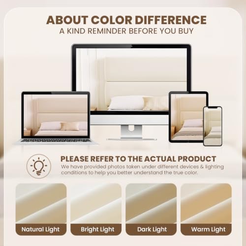 GRUSIGN Queen Size Platform Bed Frame - Image 4