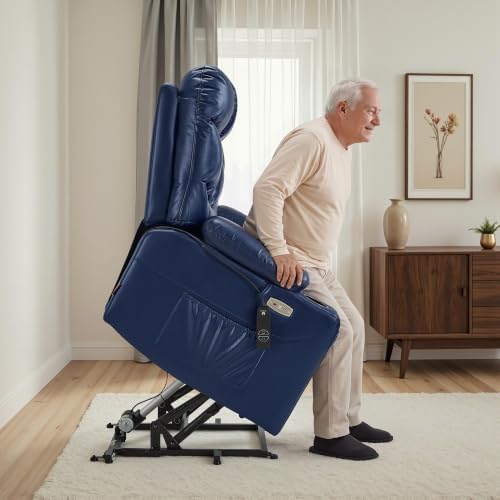 MCombo Power Lift Recliner Elderly, Leather R7289 - Image 2