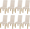 Dining Chair Covers, Stretch Seat Covers, Washable Furniture Protector by BIETYONE
