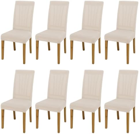 Dining Chair Covers, Stretch Seat Covers, Washable Furniture Protector by BIETYONE