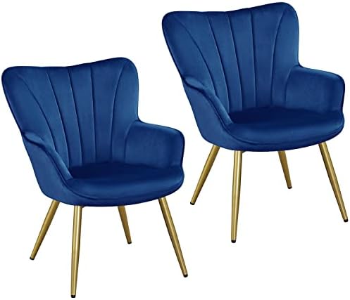 Yaheetech Accent Chairs Set of 2, Upholstered Armchairs by Yaheetech