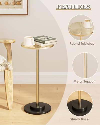 Round Side Table, Small Drink Table - Image 6