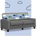 Serta Palisades 73" Track Arm Sofa, Easy Care Polyester, Soft Pillow Back by Serta