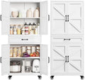 Yizosh 73" White Metal Garage Storage Cabinet by Yizosh